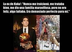 Enlace a La ex de Kaka' es una mujer rara.