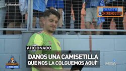 Enlace a La surrealista situación de este jugador del Málaga y un aficionado que le pide una camiseta