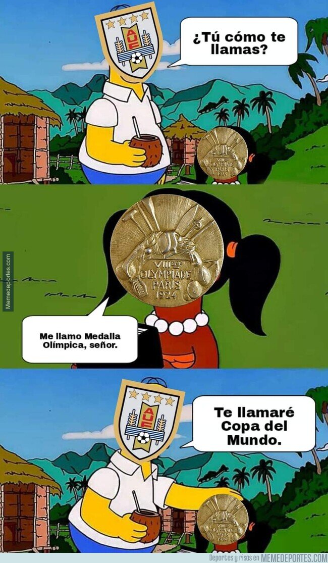 1203643 - Cuando se creó el mundial, Uruguay ya tenía dos