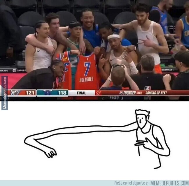 1203700 - Yo también me dedicaría al basket con ese brazo