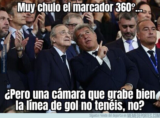 1203741 - A Laporta le gustó el videomarcador, pero...