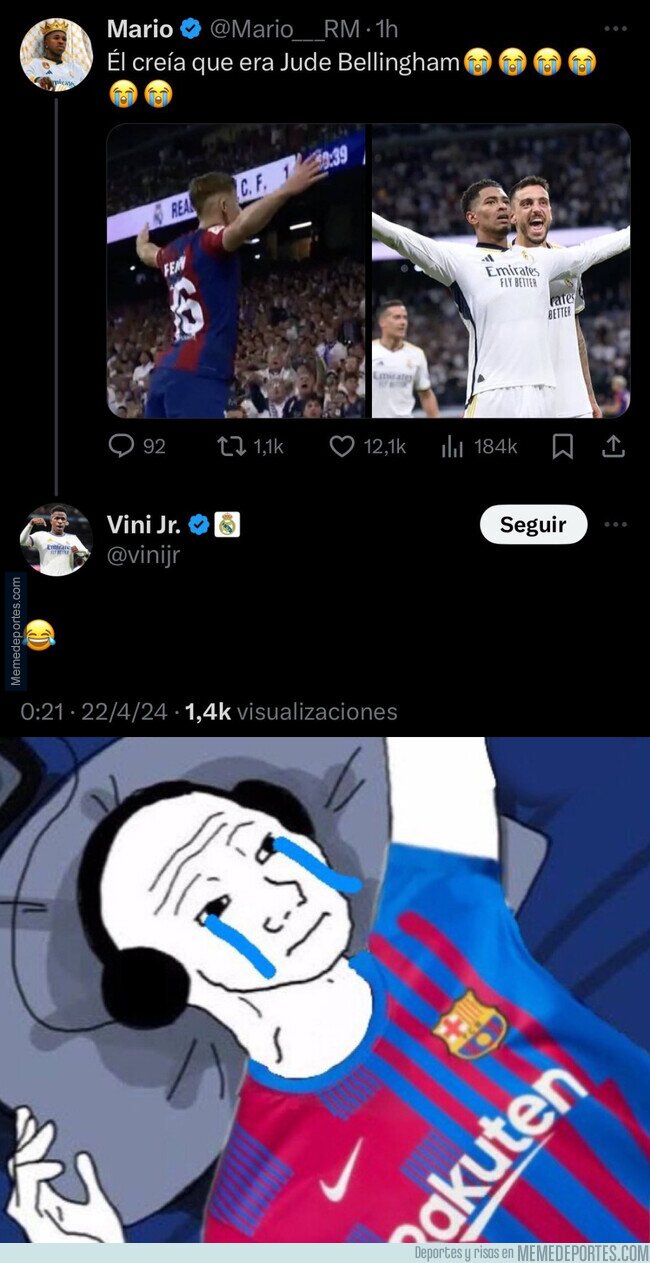 1203743 - El polémico tuit de Vinicius sobre Fermín