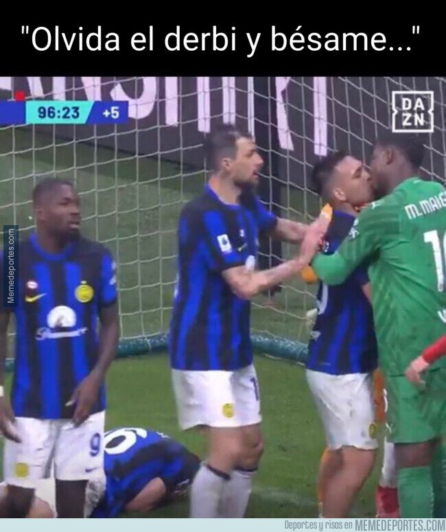 1203859 - Sabía que los Milan-Inter eran apasionados pero no esperaba esto...