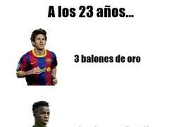Enlace a Una con Messi y Vinicius