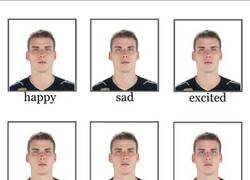 Enlace a Lunin, el inexpresivo