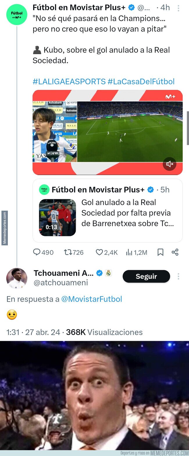 1203939 - El pique entre Kubo y Tchouameni tras el Real Sociedad-Real Madrid