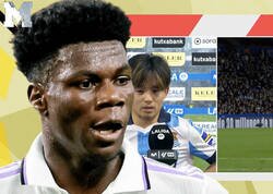 Enlace a El pique entre Kubo y Tchouameni tras el Real Sociedad-Real Madrid