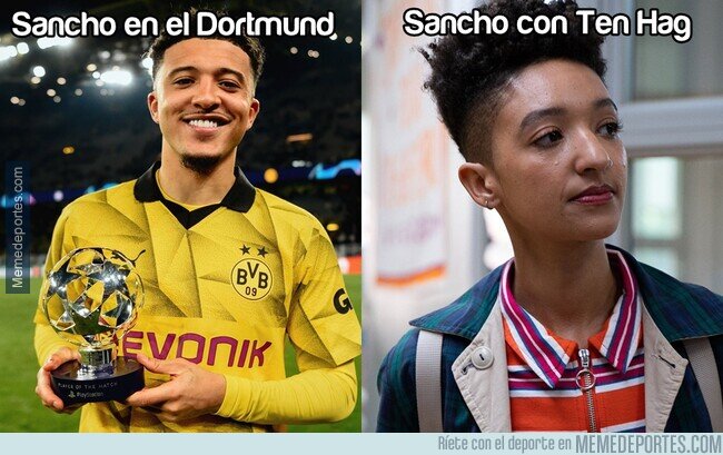 1204172 - Mucho mérito tiene Ten Hag para amainar el talento de un jugador como Sancho