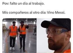 Enlace a Ayer vino Messi se hizo real