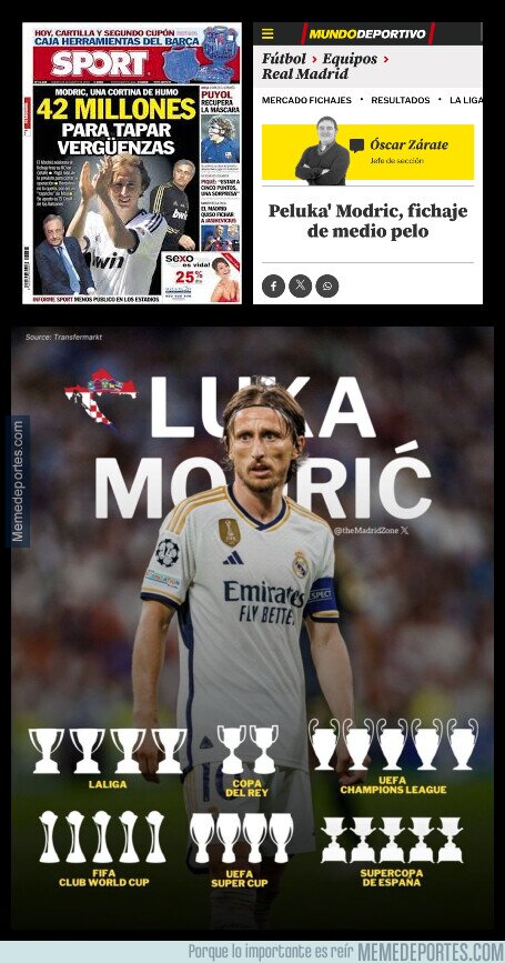 1204298 - 42 mill€ para tapar vergüenzas y Peluka' Modric, fichaje de medio pelo