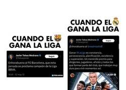 Enlace a Señor Tebas, usted dirige una liga de fútbol...