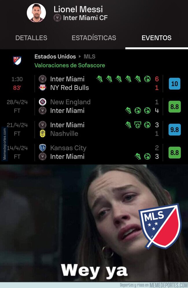 1204349 - Messi tiene a la MLS de juguete