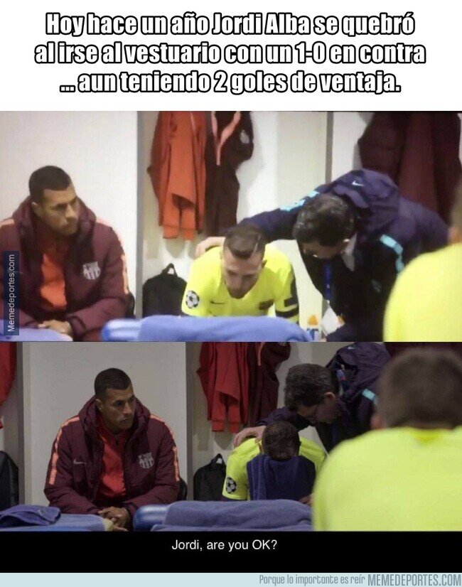 1204375 - Una secuencia que dejó entrever la impresionante debilidad psicológica del Barcelona