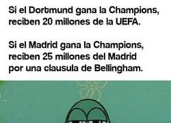 Enlace a El dortmund tiene un conflicto si gana la Champions contra el Madrid