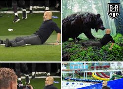 Enlace a Guardiola tras jugar contra los Spurs