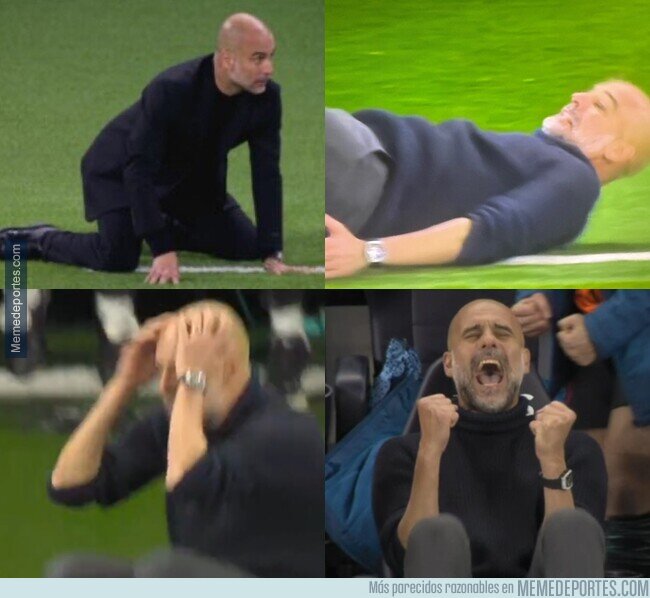 1204786 - Guardiola es un tipo que vive el fútbol con el volumen en 11