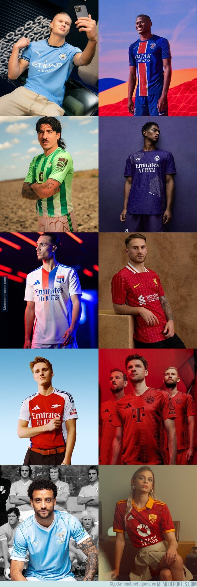 1204815 - Algunas camisetas oficiales para la próxima temporada