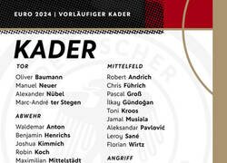 Enlace a Las bajas más significativas de Alemania en su lista de la Euro