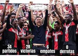 Enlace a El Neverlusen de Xabi Alonso consigue su Bundesliga invicta