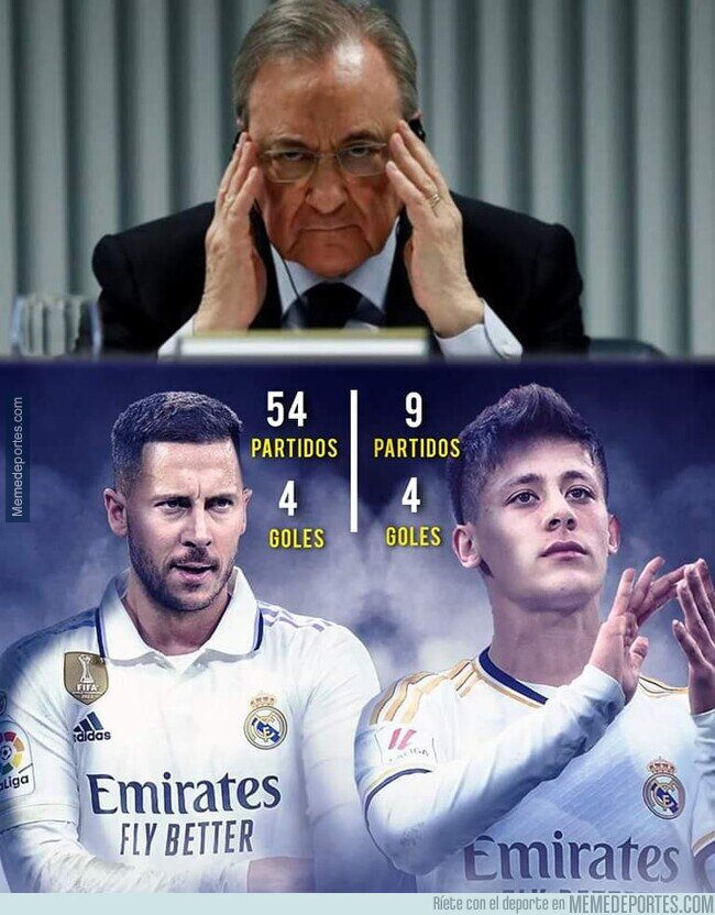 1204950 - Guller supera los números de Hazard en Madrid... Con una 45 partidos menos que el fracasado belga