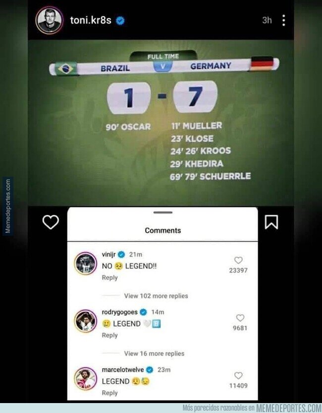 1205019 - Brasileños despidiéndose de Kroos