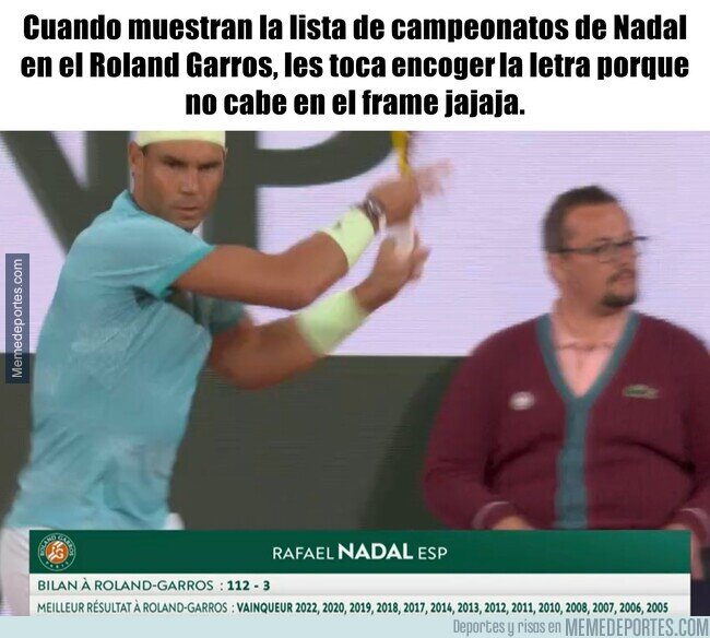 1205318 - Literalmente es más fácil mostrar los años donde NO ganó.