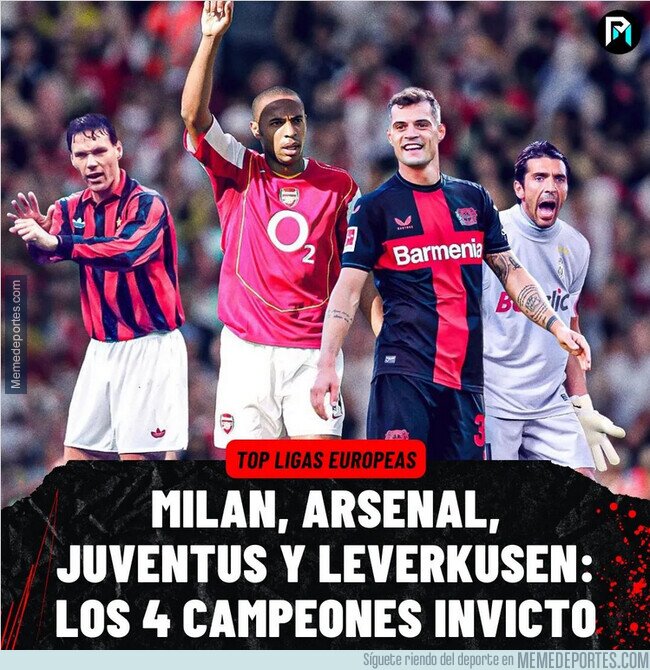 1205418 - Estos son los 4 ÚNICOS CAMPEONES INVICTOS en la historia de las 5 GRANDES LIGAS 