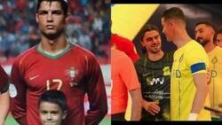 Enlace a Cristiano se topa en Arabia con un chico que le asistió como mascota en 2006