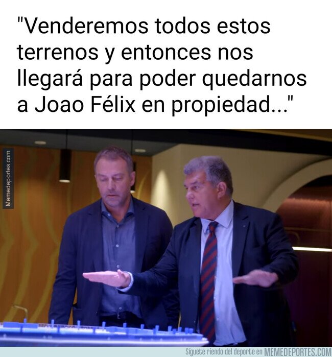 1205447 - Laporta presenta a Flick el proyecto