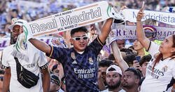 Enlace a Esta imagen de la afición del Real Madrid en Cibeles está dando que hablar por este detalle