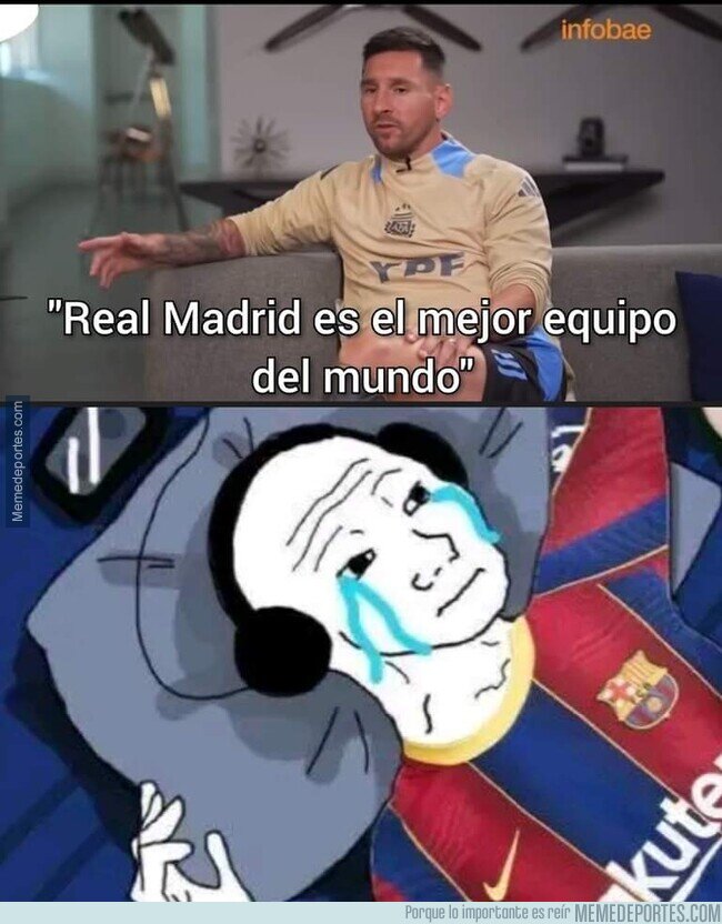 1205876 - Sabes que tu equipo está jodido cuando tú máximo ídolo y leyenda admira a tu máximo rival por encima de ti