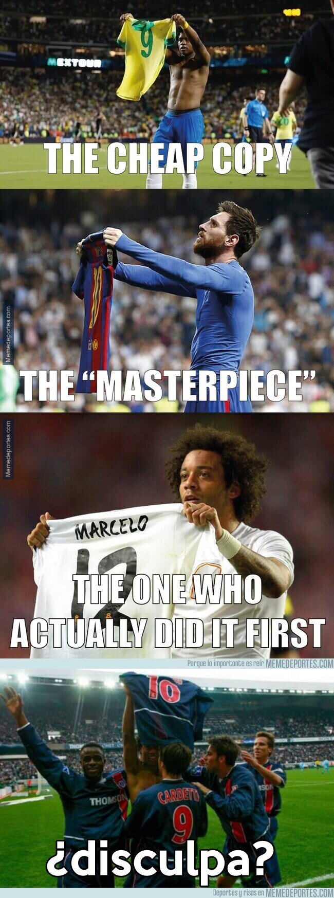 1205987 - Ronaldinho fue el primero. Pero nadie la repetía hasta que lo hizo Messi