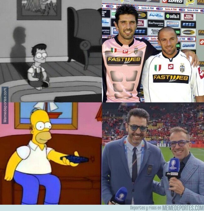 1206283 - Emotivo reencuentro de Buffon y Del Piero