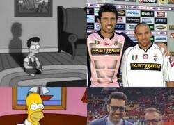 Enlace a Emotivo reencuentro de Buffon y Del Piero