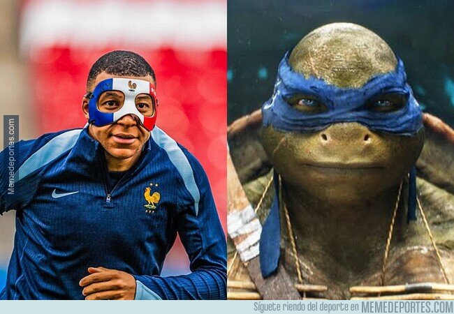 1206409 - Ya hay imágenes de Mbappé usando máscara por primera vez