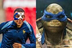 Enlace a Ya hay imágenes de Mbappé usando máscara por primera vez