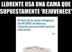 Enlace a La cama de Llorente