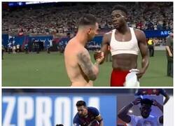 Enlace a Davies ahora mismo ya tiene dos camisetas de Messi