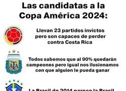 Enlace a Los favoritos de la Copa América