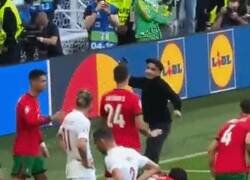 Enlace a Y después de cuatro invasiones, Cristiano mostró el verdadero color de su paciencia.