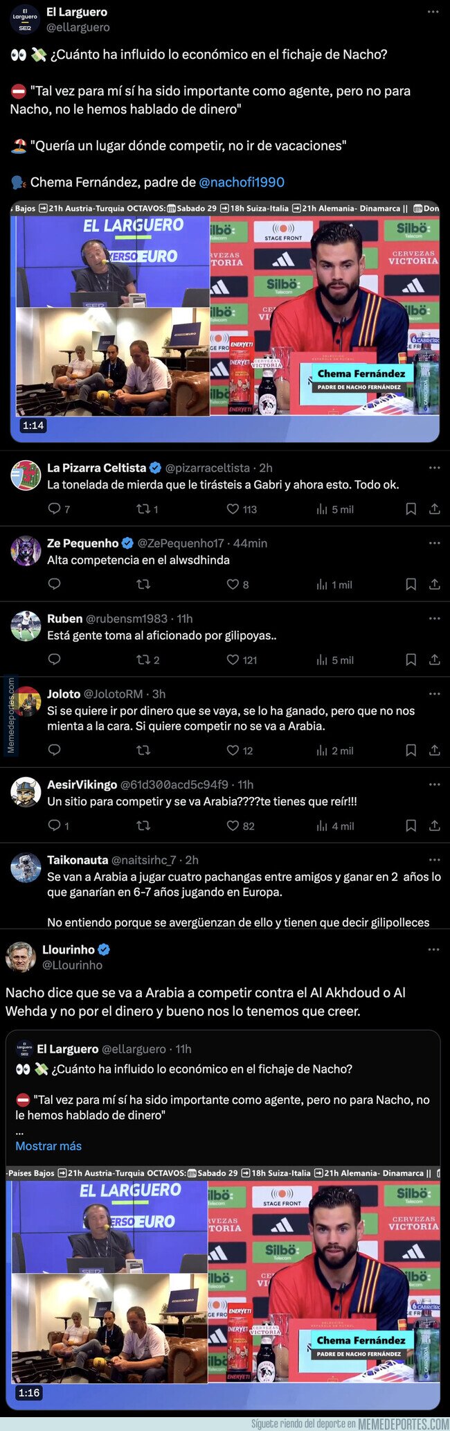 1206738 - Nacho ha creado gran polémica al decir esto sobre su nuevo equipo de Arabia Saudí