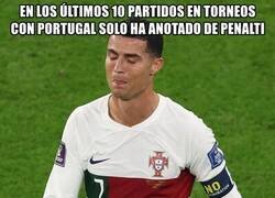 Enlace a Demoledor dato de Cristiano con Portugal