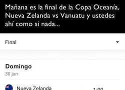Enlace a Se viene la final de la Copa Oceanía