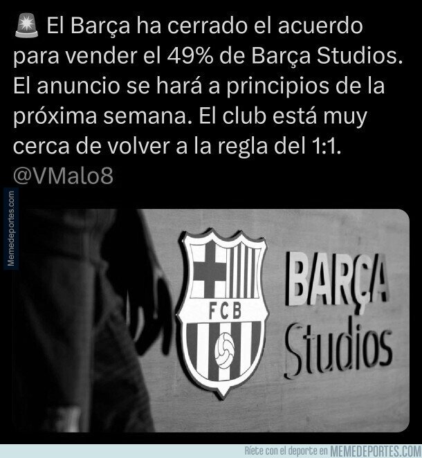1206769 - La materia no se crea ni se destruye, sólo se transforma en Barça Studios.