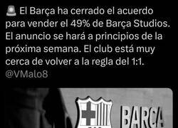 Enlace a La materia no se crea ni se destruye, sólo se transforma en Barça Studios.