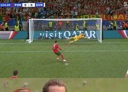 Enlace a Las reacciones al penalti de Cristiano parado por Oblak