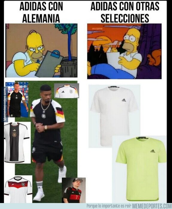 1207043 - Adidas y las equipaciones