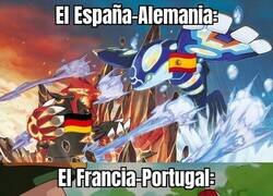 Enlace a Si los partidos del viernes fueran combates Pokémon