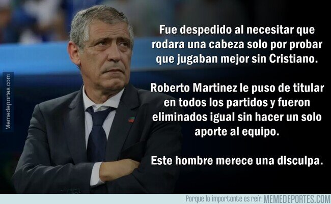 1207096 - Fernando Santos merece una disculpa inmediata.