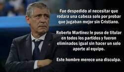 Enlace a Fernando Santos merece una disculpa inmediata.